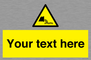 Custom Warning sewage effluent outfall